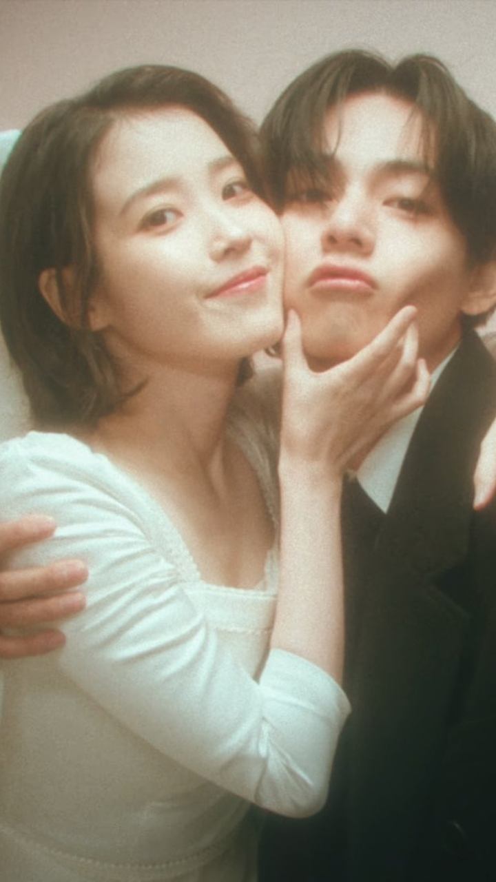 Love Wins All: ​Picture Perfect! BTS' V And IU's 'Wedding Pics' From Love  Wins All Music Video