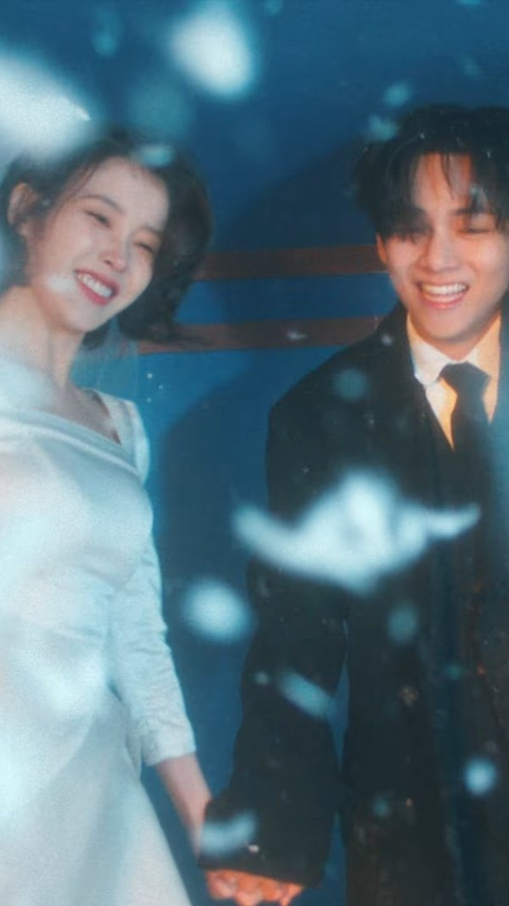 Love Wins All: ​Picture Perfect! BTS' V And IU's 'Wedding Pics' From Love  Wins All Music Video