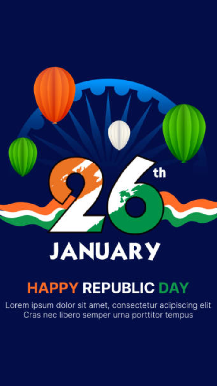 26-Jan Clipart Hd PNG, 26 January Republic Day India, 26, January, Republic  PNG Image For Free Download