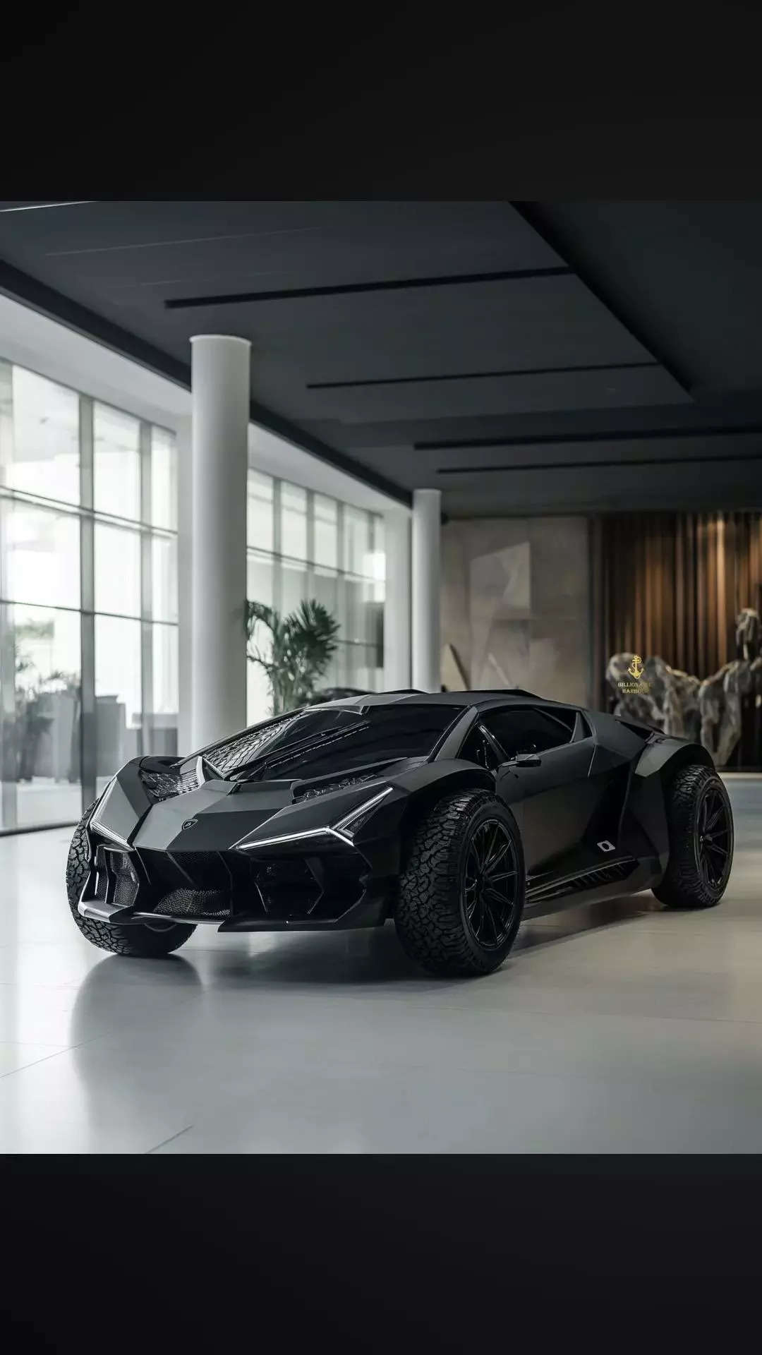 Lamborghini Sports Car, Iconic Raging Bull, Elegant Interior, AI Art  Generator