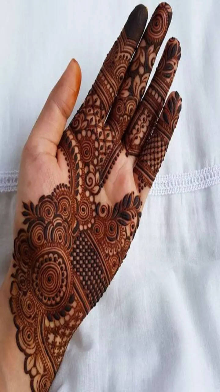 Browse Free HD Images of Henna On Palm