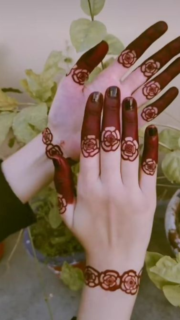 Diy Henna designs: how to apply easy new fingers mehndi designs for hands  tutorial for eid,marriage - Vidéo Dailymotion