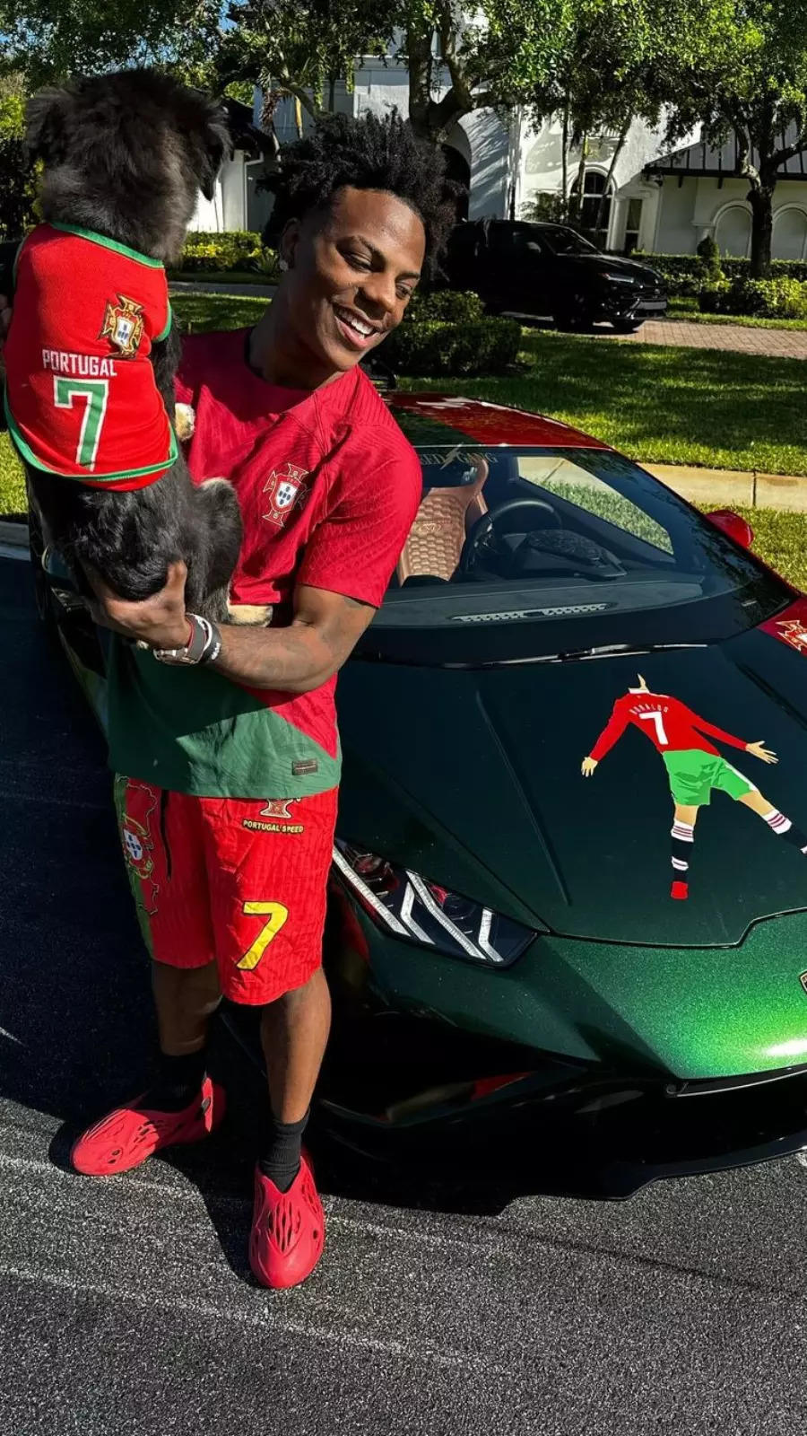 IShowSpeed Buys Cristiano Ronaldo Themed Lamborghini Worth $200,000 | Times Now