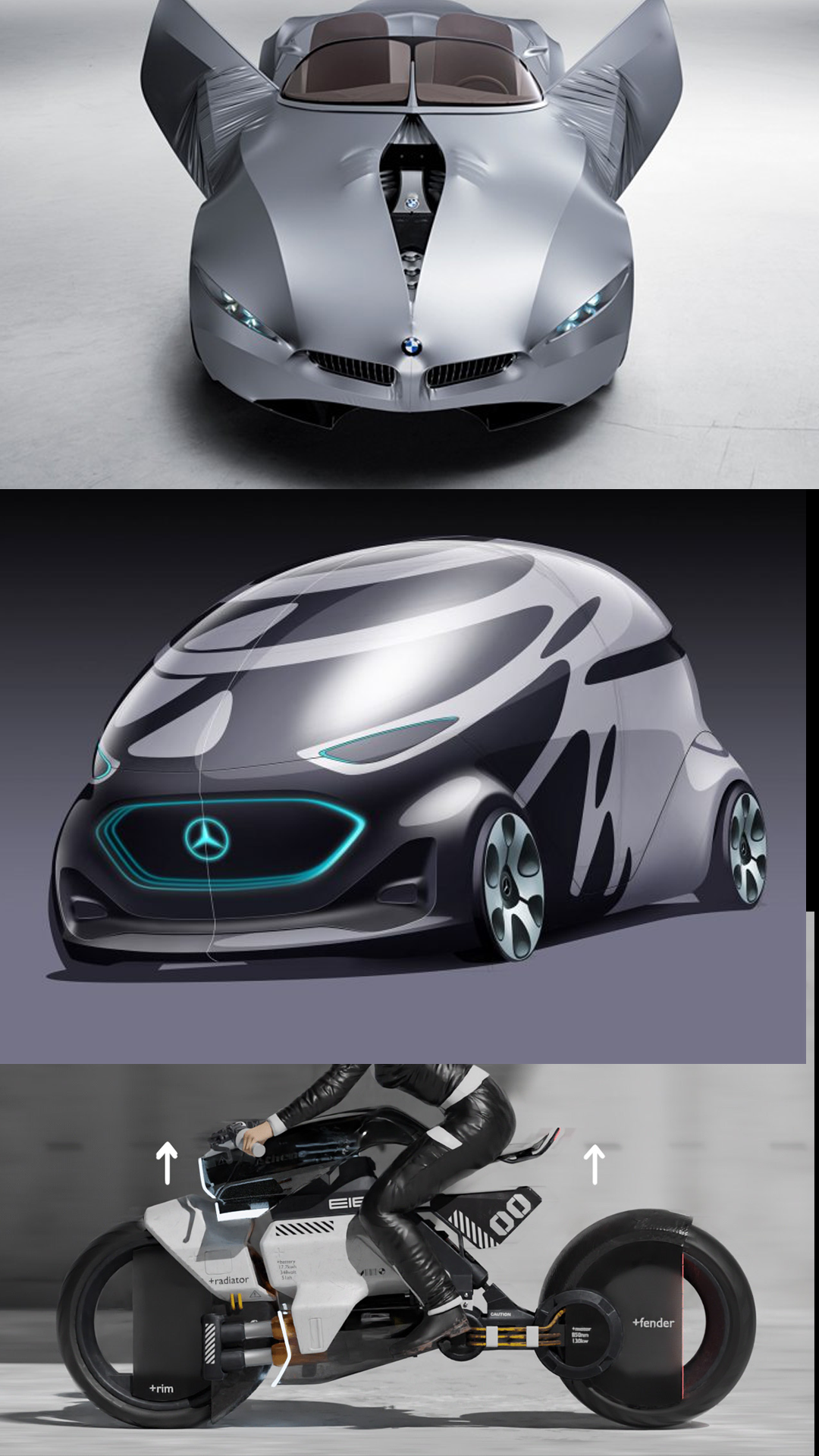 5 Amazing Shape Shifting Car And Bikes BMW Gina Mercedes Benz Vision Urbanetic Triggo BMW iX Flow Athenas Shape Shifting Cars Concept Cars Cool Concept Cars Times Now