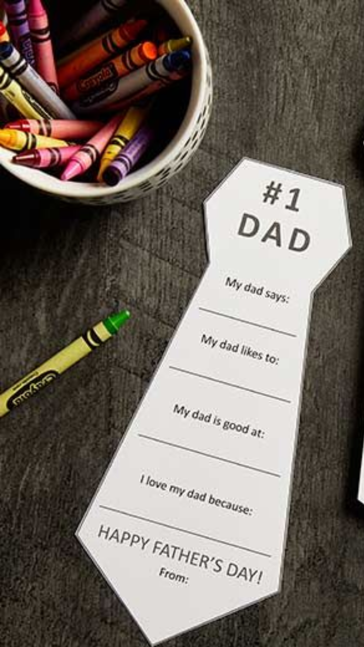 5 Easy Fathers Day Crafts For Kids