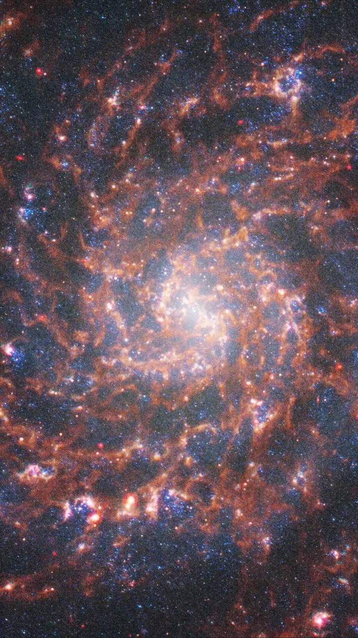 James Webb Space Telescopes enthralling new image shows Phantom galaxy  in new light