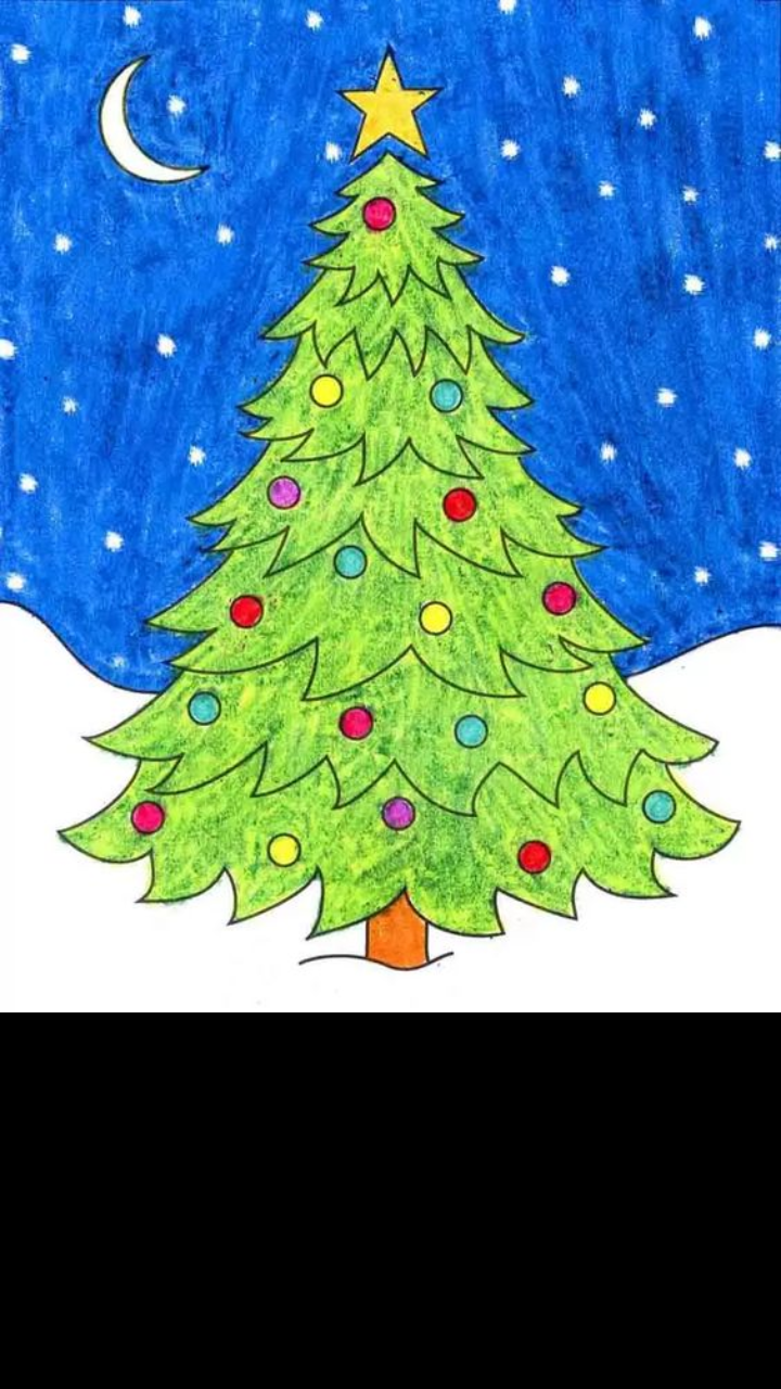 Christmas drawing: Santa Claus and Christmas tree drawing ideas for kids |  Times Now