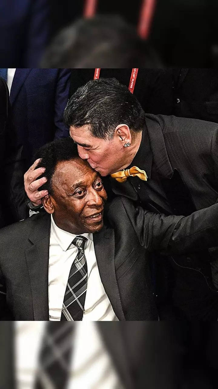 Pele's emotional parting message to Argentina legend and friend