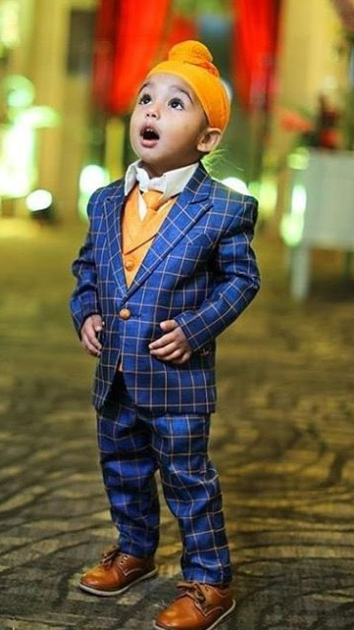 Coat pant for hot sale sardar boy