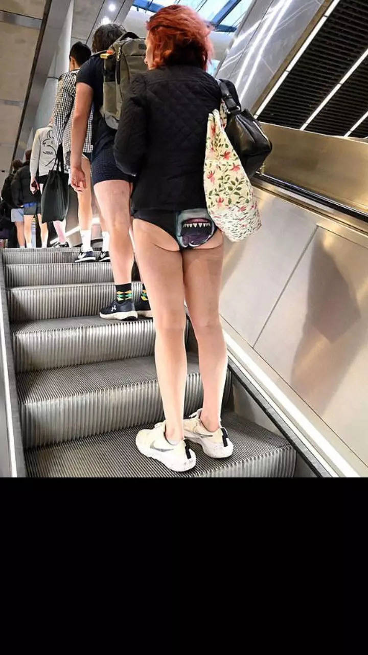 2020 No Pants Subway Ride around the world  South China Morning Post