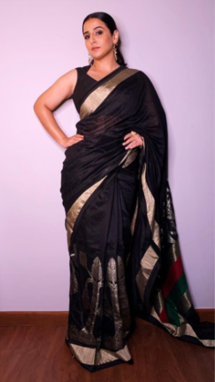 Sankranti black saree special looks | Festival wear, Blouse designs, Black  saree