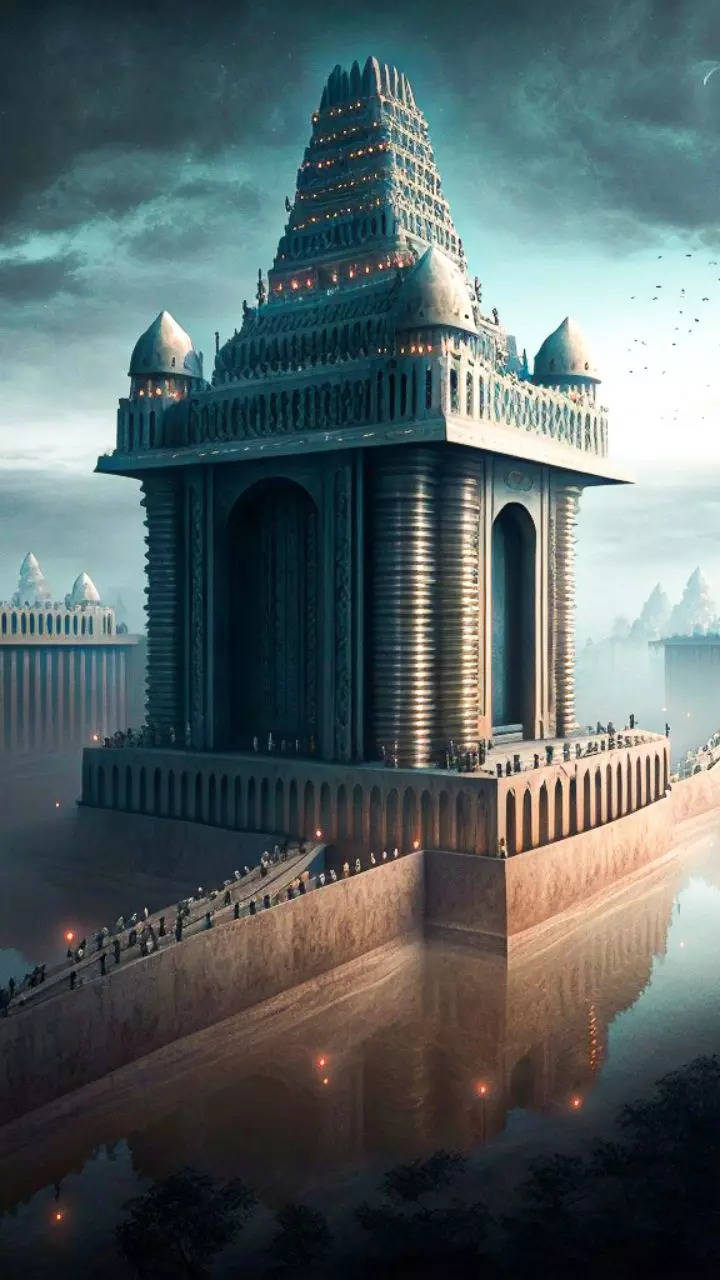 AI-generated images offer glimpse into majestic future temples​ of India |  Times Now