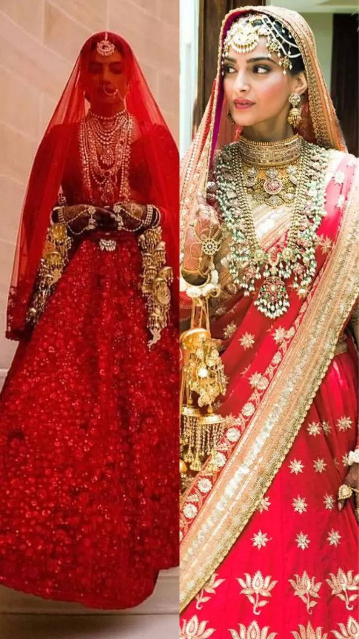 Bollywood Actress Wedding Dresses: From Kajol To Madhuri