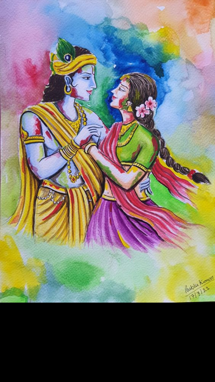 Happy Holi Drawing Images