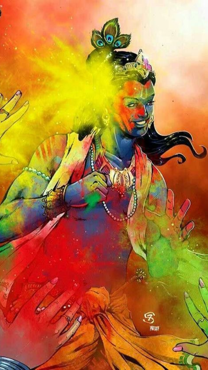 Happy Holi images | Radha-Krishna Holi images to celebrate the ...
