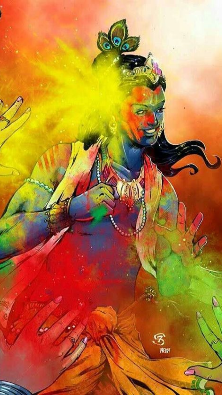 radha krishna holi wallpapers hd