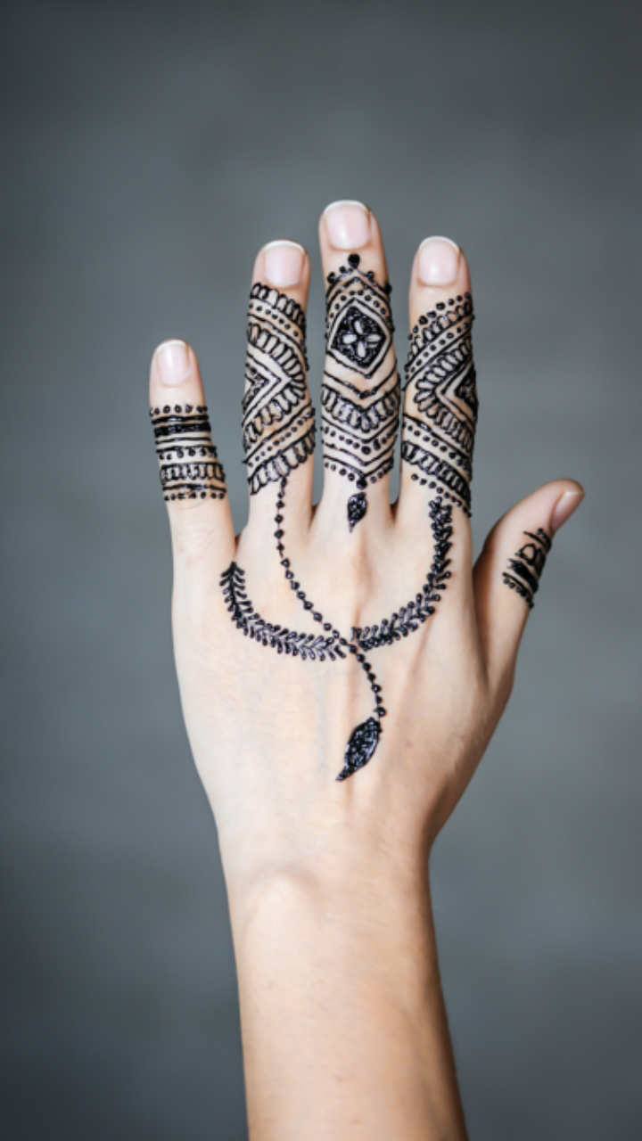 Simple Finger Mehndi Designs for Front & Back 2021, Finger Henna Ideas |  Simple henna tattoo, Henna tattoo designs, Henna tattoo hand