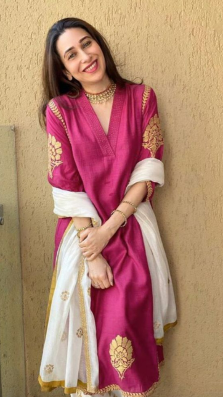 Buy Ivory Kurta Viscose Muslin Silk Floral V-neck Pattern Pant Set For  Women by Adara Khan Online at Aza Fashions.