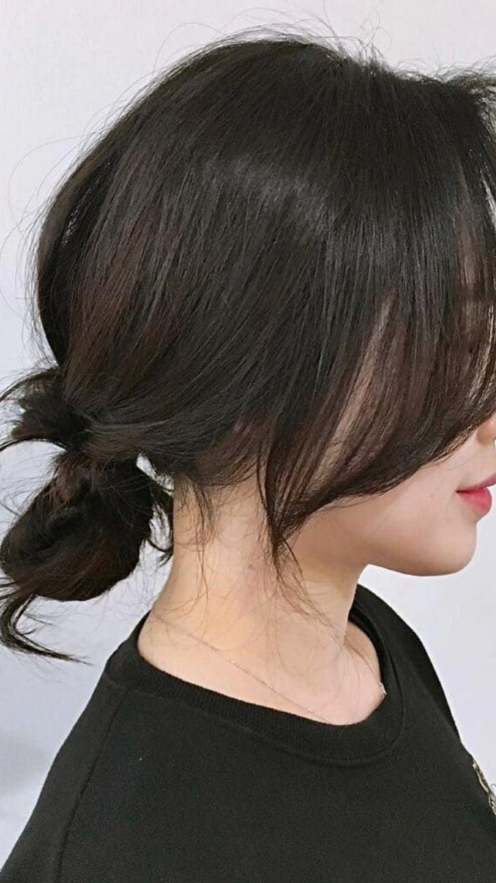 Cute Korean Bun Hairstyles