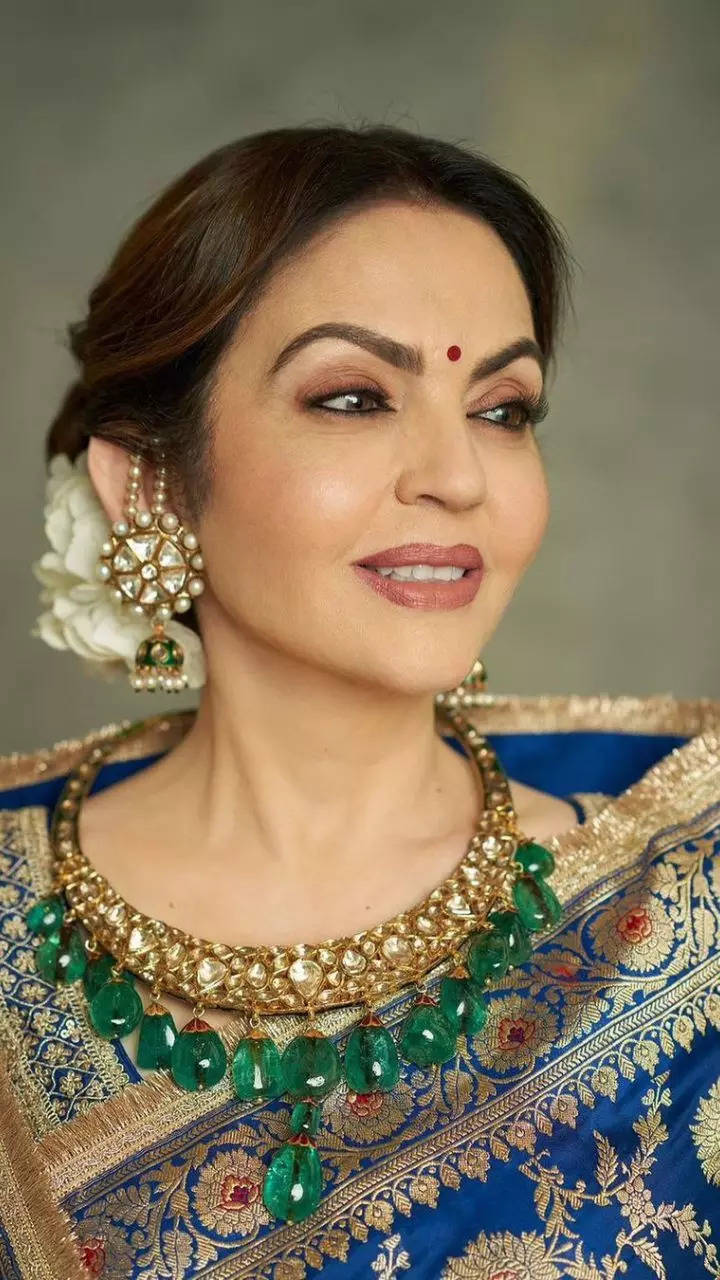 Nita ambani 2025 emerald necklace