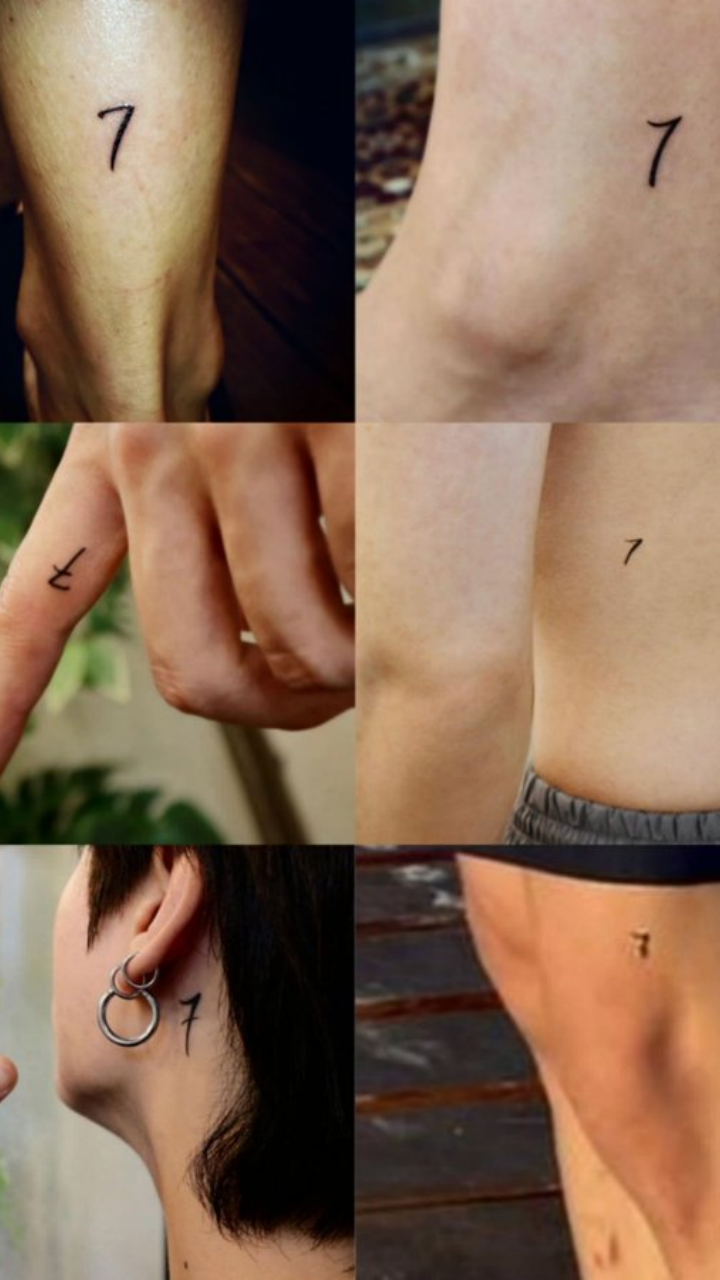 BTS: RM reveals '7' tattoo; ARMY convinced all seven got friendship tattoos  - Hindustan Times