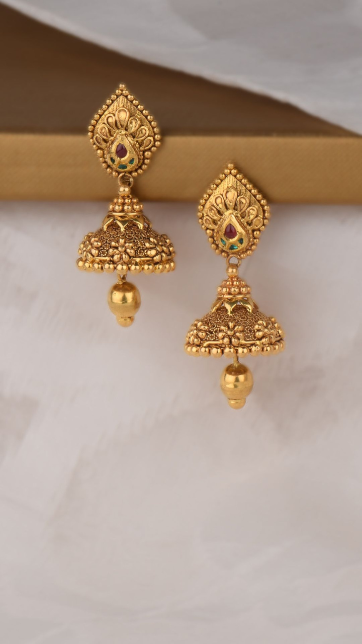 Gold Earrings PNG & Sons | Lantern collection | PNG & Sons Top Jewellers  maharashtra - YouTube