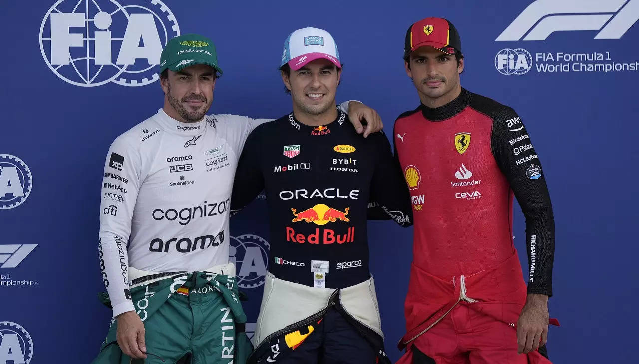 Red Bull's Sergio Perez Takes Pole In Miami As Charles Leclerc Crash ...