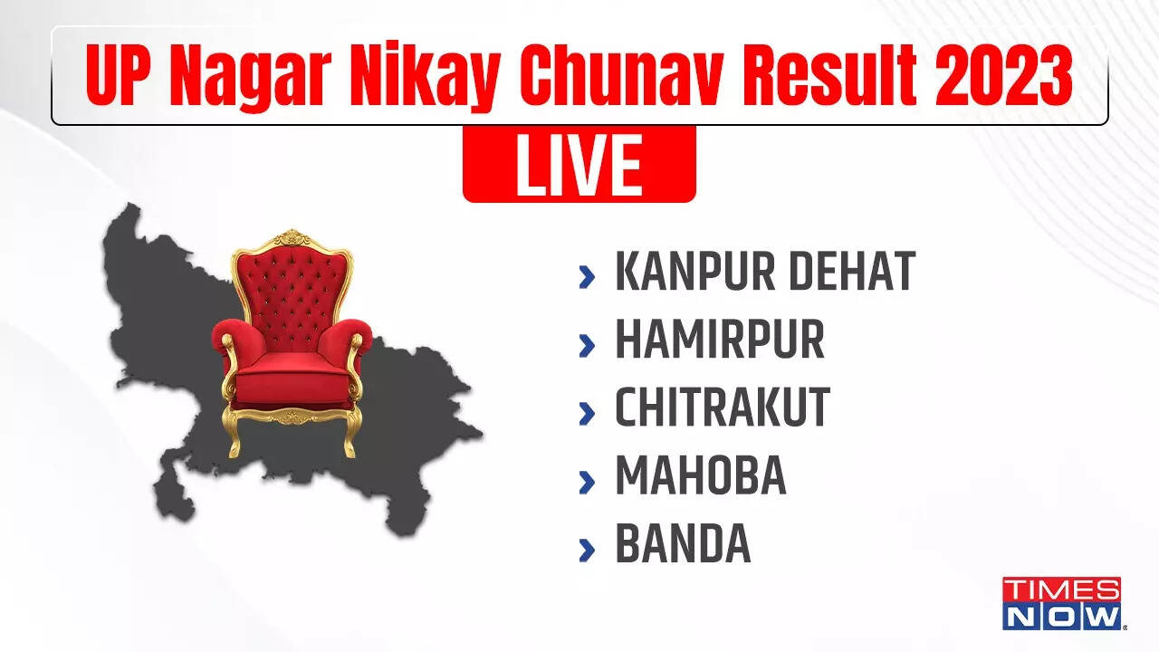 UP Nikay Chunav Result Kanpur Dehat, Hamirpur, Chitrakut, Mahoba, Banda Urban Local Body Result