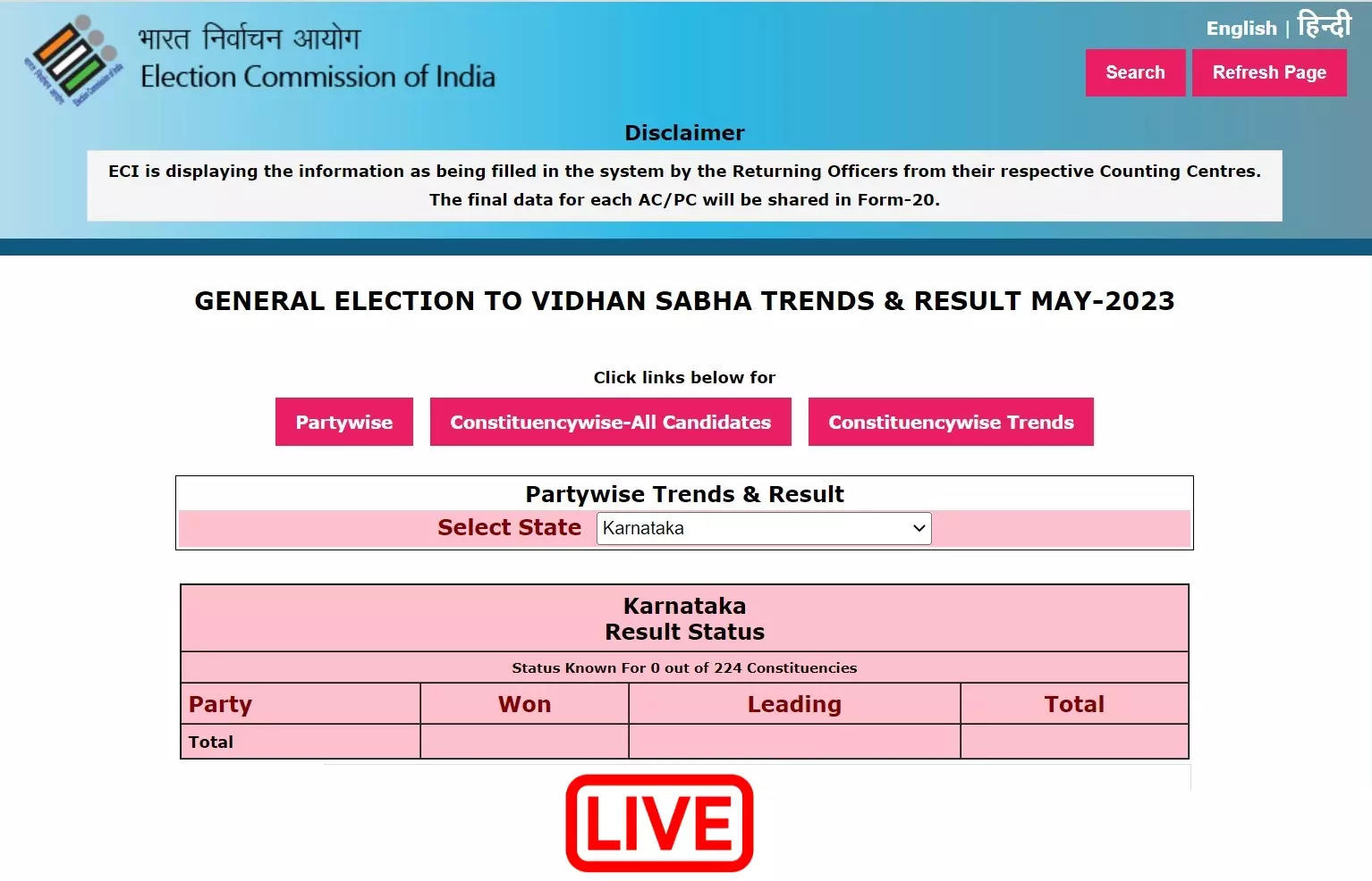 ECI App & Website for Karnataka Assembly Election 2023 Here's How To