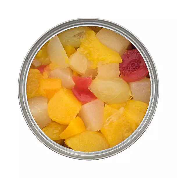 Canned fruits