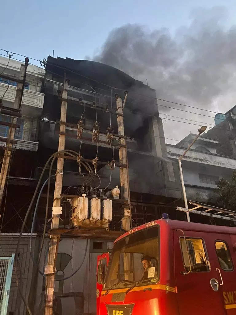 Massive Fire At Delhi Shoe Factory In Narela Industrial Area; No