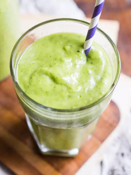 Spinach and paneer shake