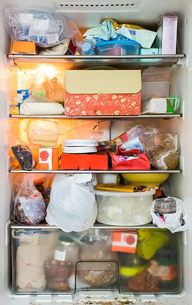 Overcrowding the refrigerator