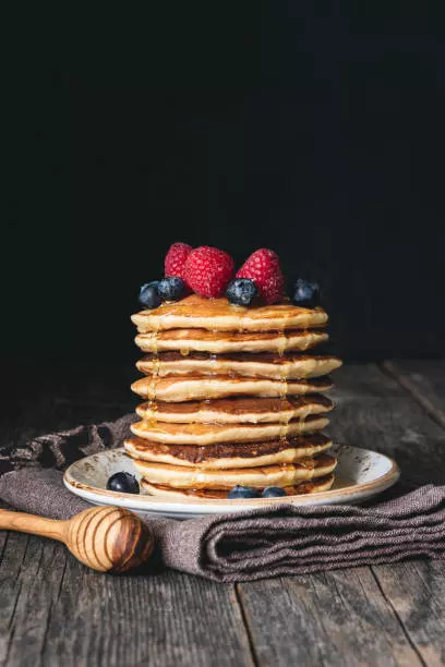 Wheat pancakes