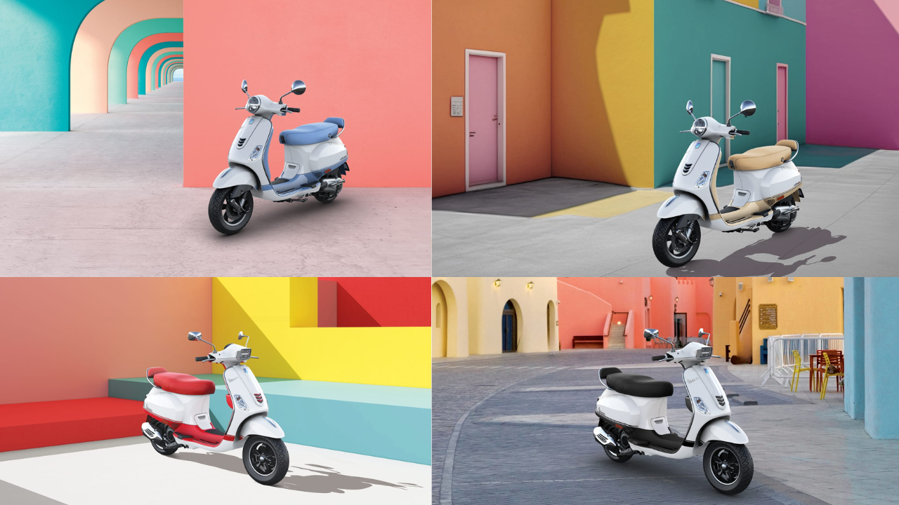 Vespa Sxl And Vxl Scooters Updated Gains New Dual Colour Variant Bike News News Times Now