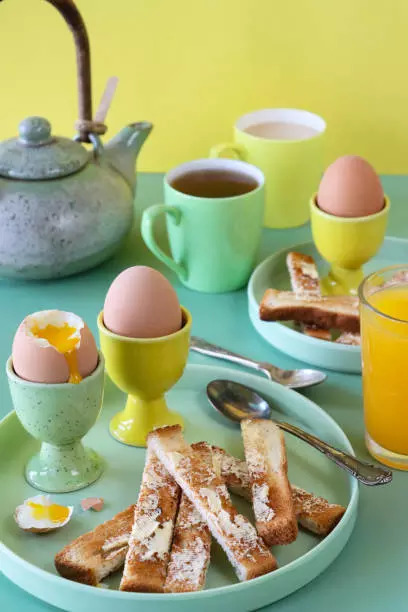 Eggs and tea