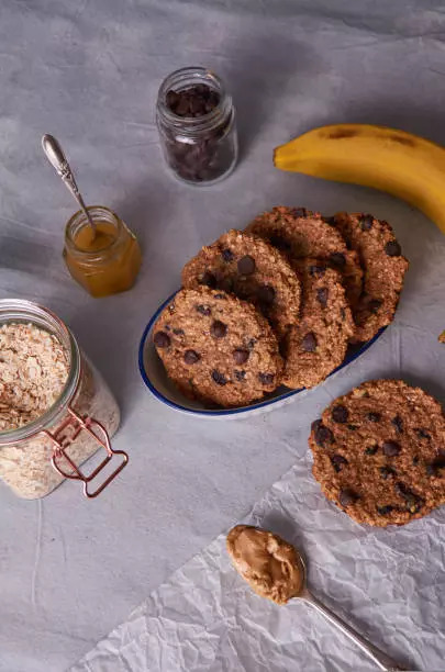 Cornflakes banana cookies