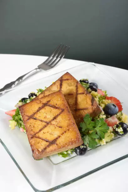 Grilled tofu