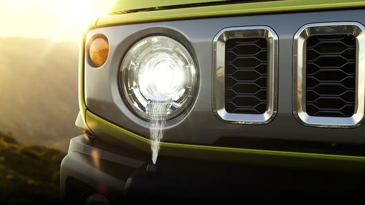 Headlmap Washer is available with the Maruti Suzuki Jimny Alpha variant only