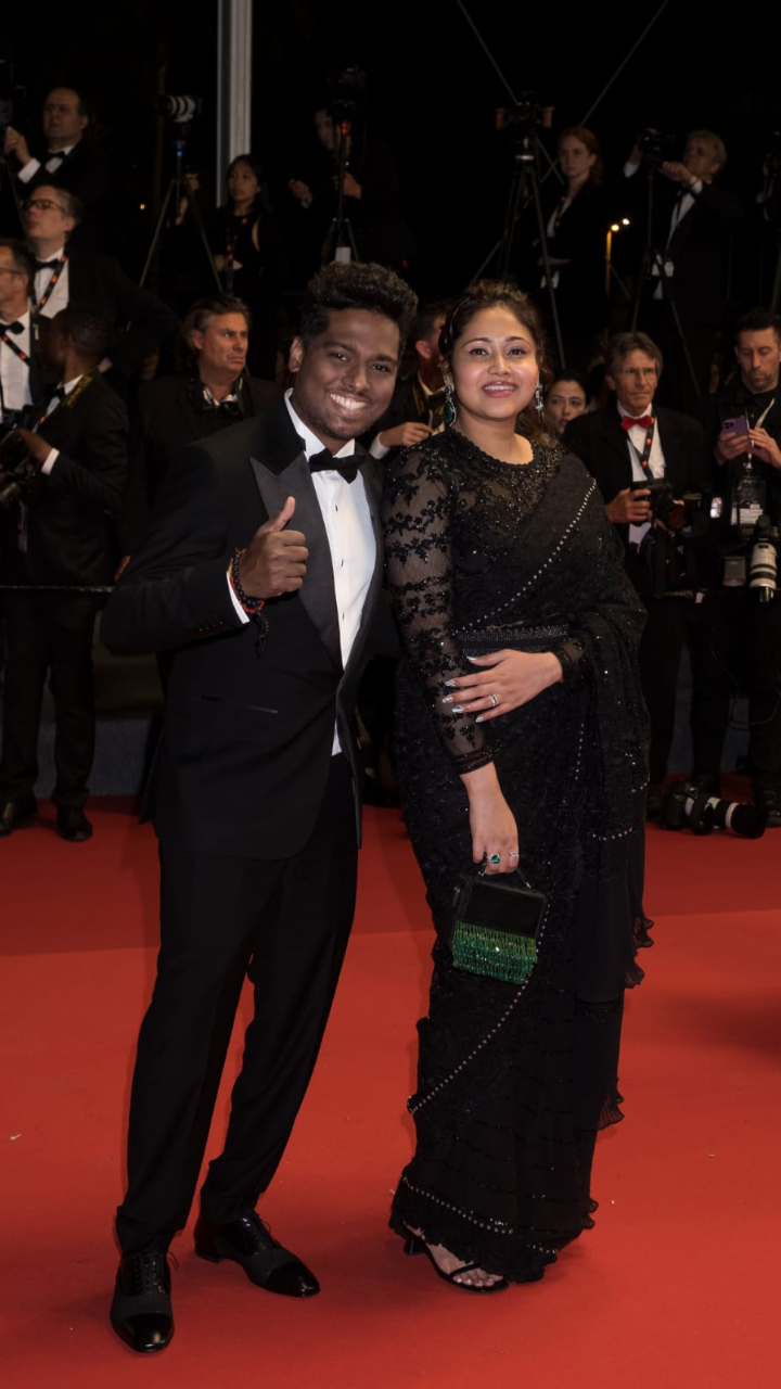 Atlee: Cannes 2023: SRK's Jawan Director Atlee, Wife Priya Exude ...
