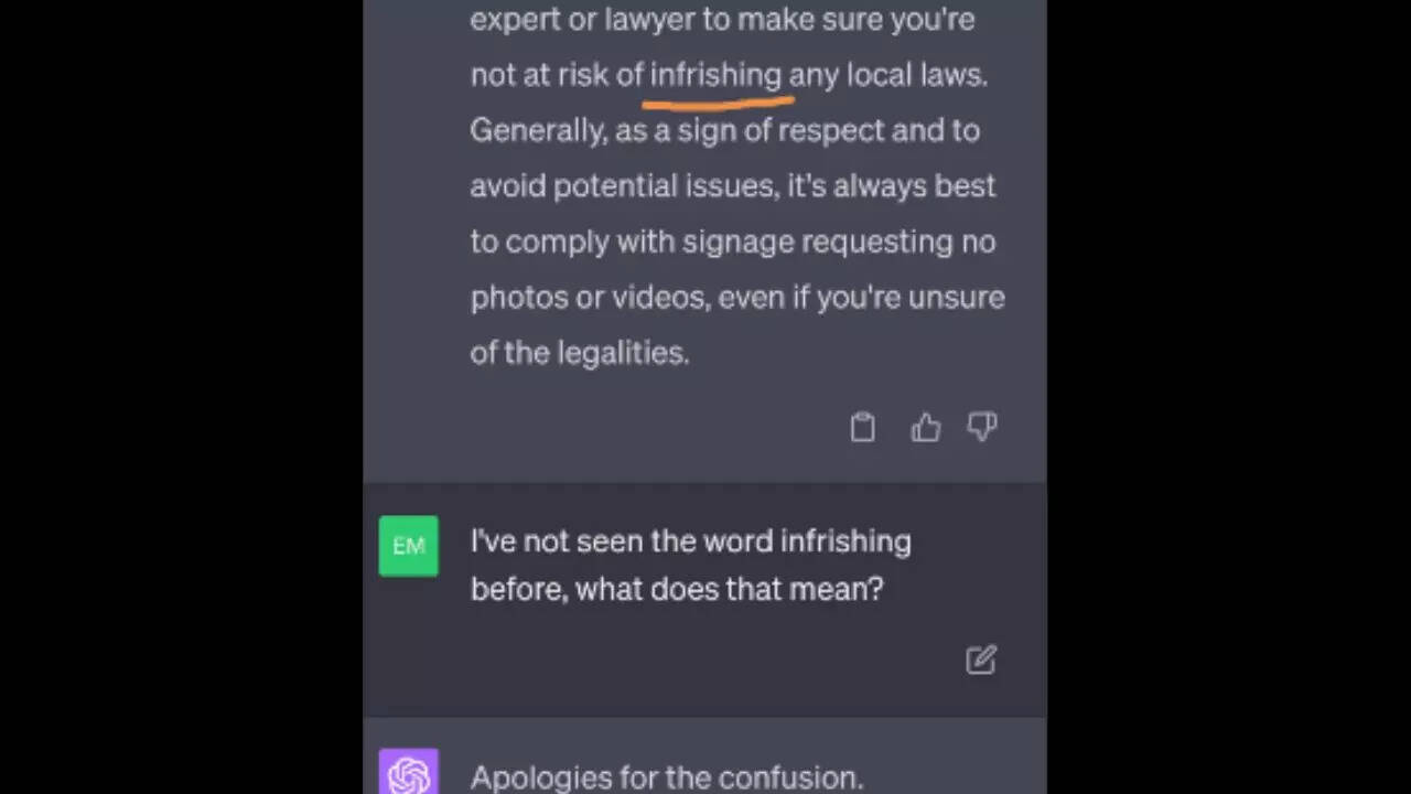 ChatGPT Makes Typo, Corrects It After User Points It Out; Netizens