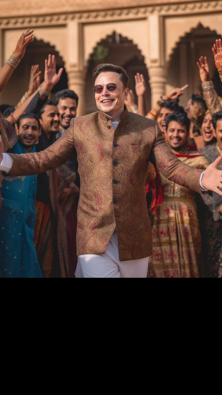 Elon Musk as desi groom