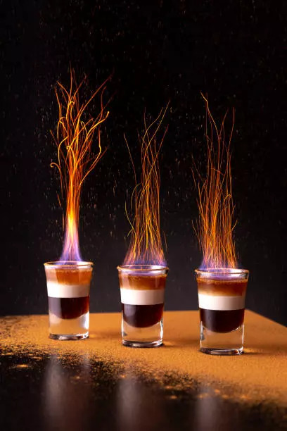 Flaming shots