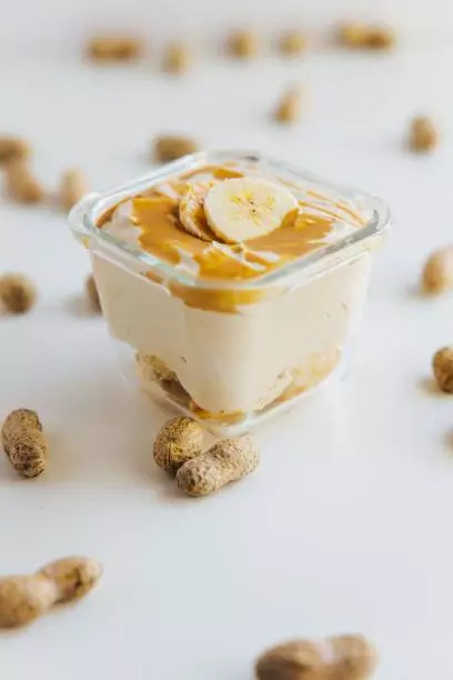 Peanut butter and banana bowl