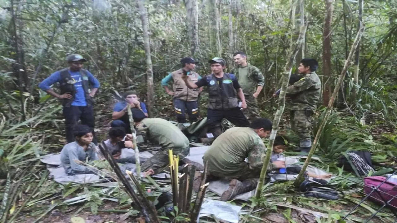 40 Days After Plane Crash, Four Children Found Alive In Forest