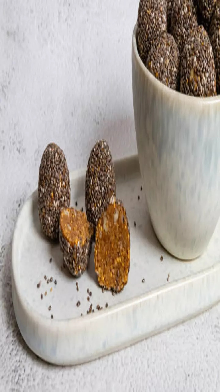 Chocolate chia hemp orange peel Laddu