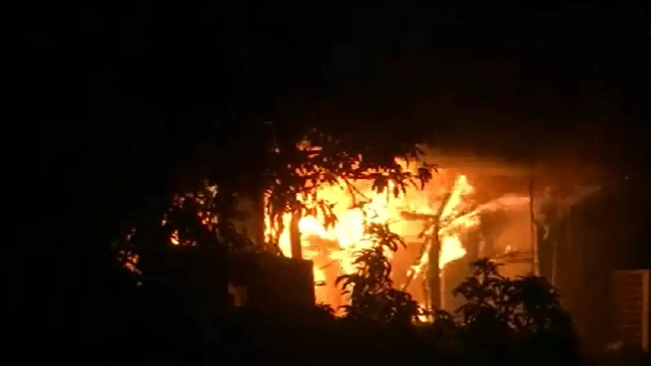 Fire In Satpura Bhawan