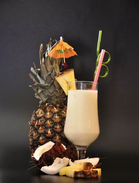 Pineapple coconut smoothie