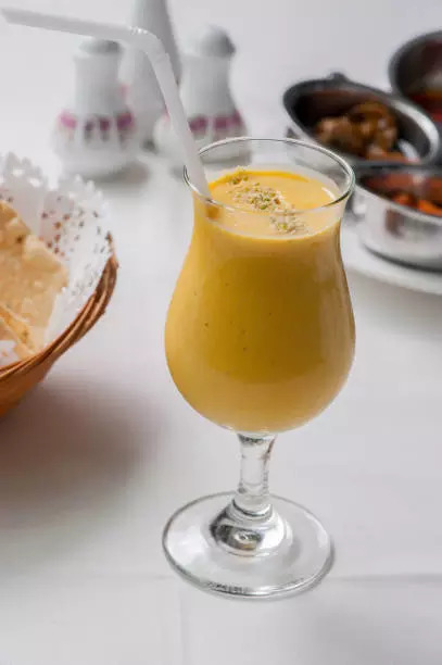 Coconut mango smoothie