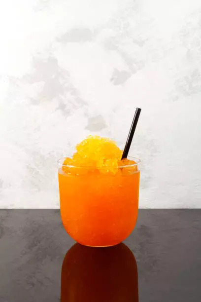 Orange granita